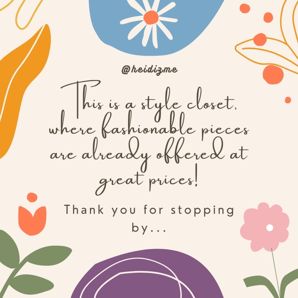 💜☮This is a style closet,  for NWT & Vintage☮💜